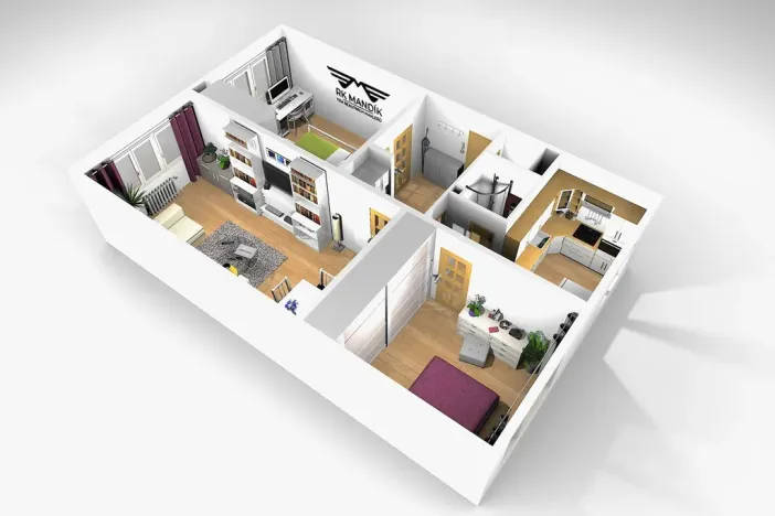 Pronájem bytu 3+1, Praha - Malešice, Tuchorazská, 72 m2