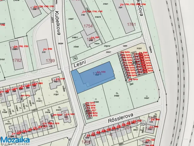 Pronájem bytu 1+kk, Česká Třebová, Lesní, 34 m2