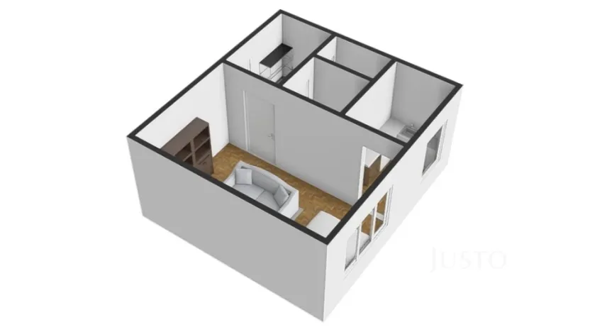 Prodej bytu 1+kk, Praha - Troja, Krynická, 28 m2