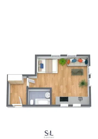 Pronájem bytu 1+kk, Liberec, Klostermannova, 75 m2
