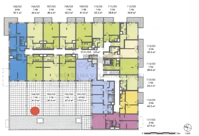 Prodej bytu 2+kk, Praha - Dolní Měcholupy, Honzíkova, 41 m2