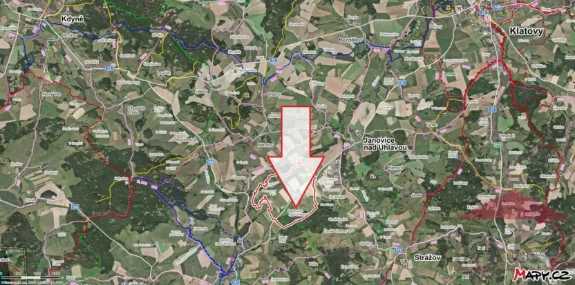 Prodej pozemku pro bydlení, Janovice nad Úhlavou, 7774 m2