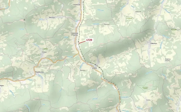 Dražba lesa, Valašská Polanka, 1112 m2