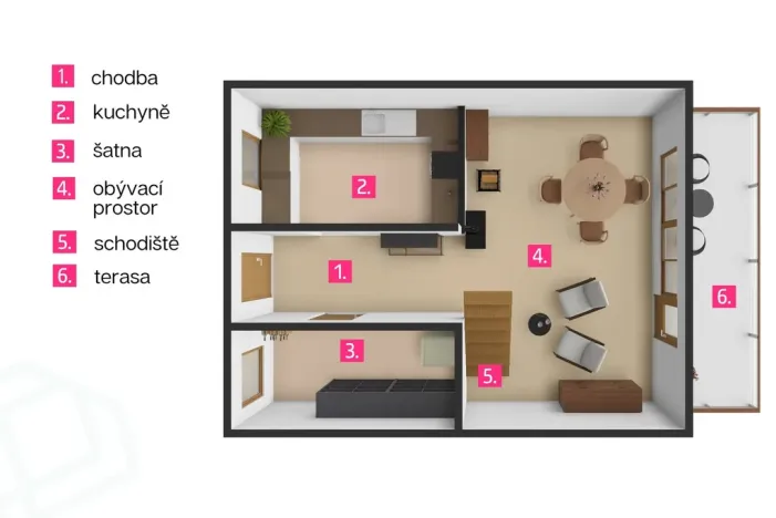 Prodej chaty, Vranov nad Dyjí, 43 m2