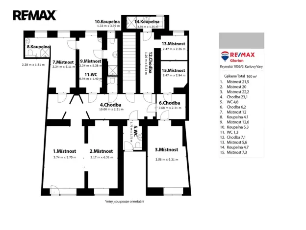 Prodej obchodního prostoru, Karlovy Vary, Moravská, 160 m2