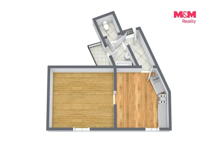 Prodej bytu 2+kk, Karlovy Vary - Drahovice, Mattoniho nábřeží, 45 m2