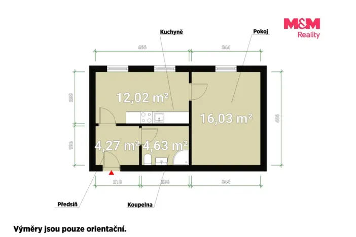 Pronájem bytu 1+1, Sušice - Sušice II, V Drahelinkách, 37 m2