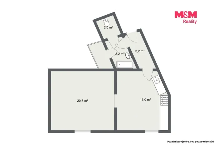 Prodej bytu 1+1, Karlovy Vary, Mattoniho nábřeží, 45 m2