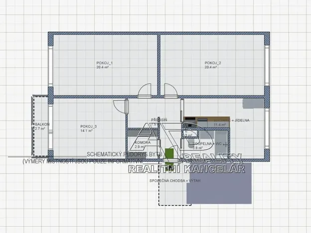 Prodej bytu 3+1, České Budějovice, 80 m2