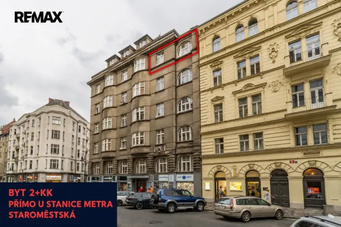 Pronájem bytu 2+kk, Praha - Staré Město, Kaprova, 58 m2
