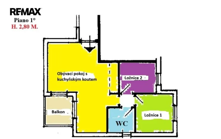 Prodej bytu 3+kk, ,Scalea,, 48 m2