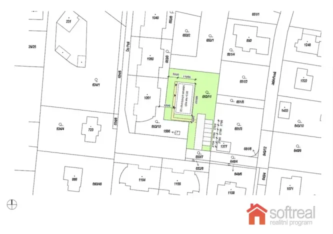 Prodej pozemku pro bydlení, Jesenice, Do Polí, 1302 m2