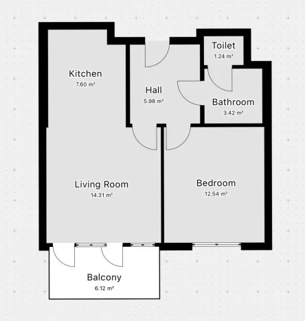 Pronájem bytu 2+kk, Praha - Žižkov, Olšanská, 50 m2