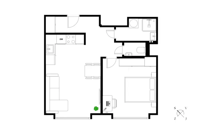 Prodej bytu 2+kk, Praha - Vršovice, Ruská, 42 m2