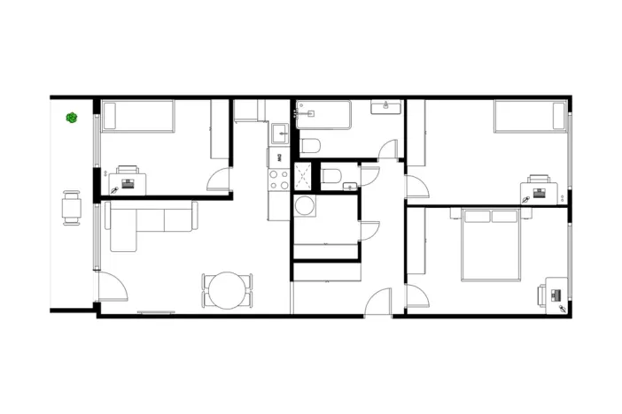 Prodej bytu 4+kk, Praha - Stodůlky, Přecechtělova, 80 m2