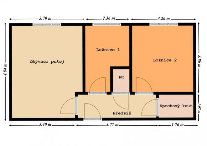 Prodej bytu 3+kk, Mladá Boleslav - Mladá Boleslav III, Jičínská, 51 m2