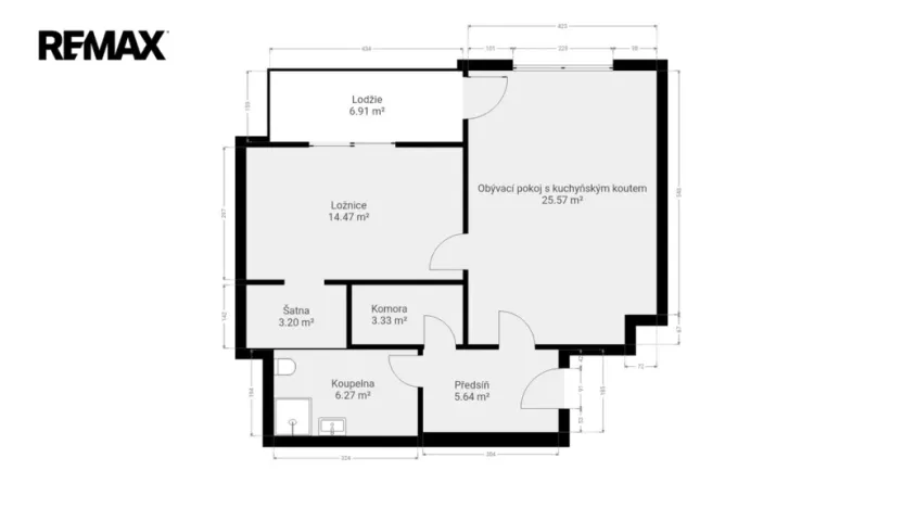 Prodej bytu 2+kk, Praha - Břevnov, Radimova, 11938 m2