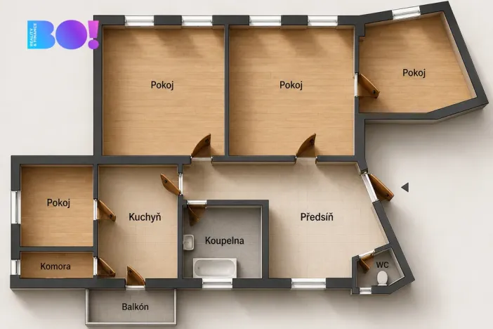 Prodej bytu 4+1, Ostrava, Sovova, 116 m2
