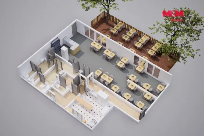 Prodej restaurace, Ústí nad Labem - Ústí nad Labem-centrum, Lidické náměstí, 116 m2