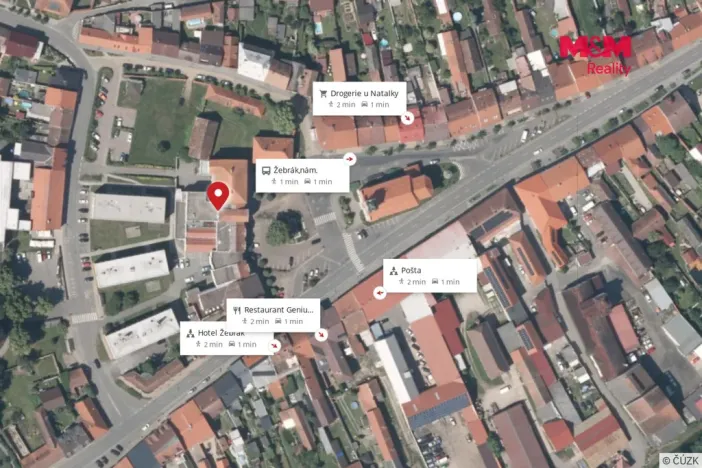 Pronájem kanceláře, Žebrák, Náměstí, 60 m2