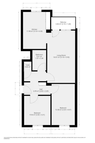 Pronájem bytu 3+1, Praha - Kobylisy, Taussigova, 67 m2