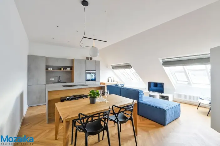 Pronájem bytu 2+kk, Praha - Žižkov, U Rajské zahrady, 61 m2