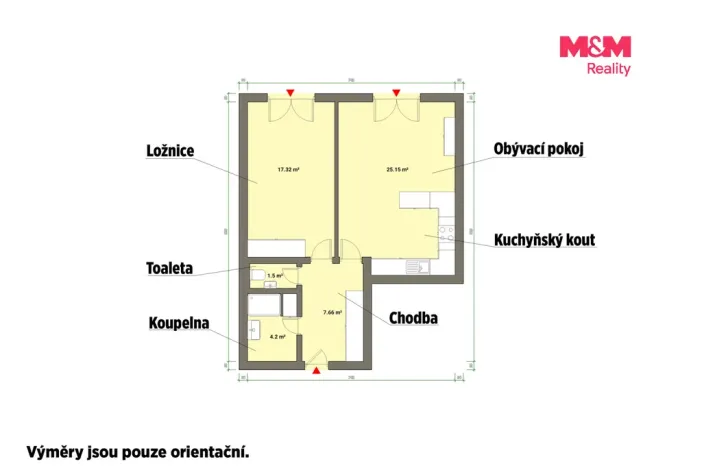 Prodej bytu 2+kk, Mariánské Lázně - Úšovice, Tepelská, 59 m2