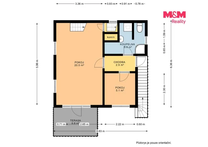 Prodej chaty, Oslnovice, 76 m2