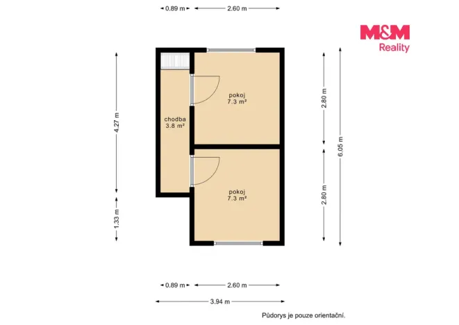 Prodej chaty, Oslnovice, 76 m2