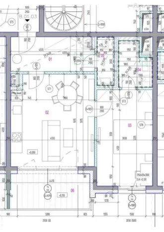 Pronájem bytu 2+kk, Praha - Smíchov, Grafická, 66 m2