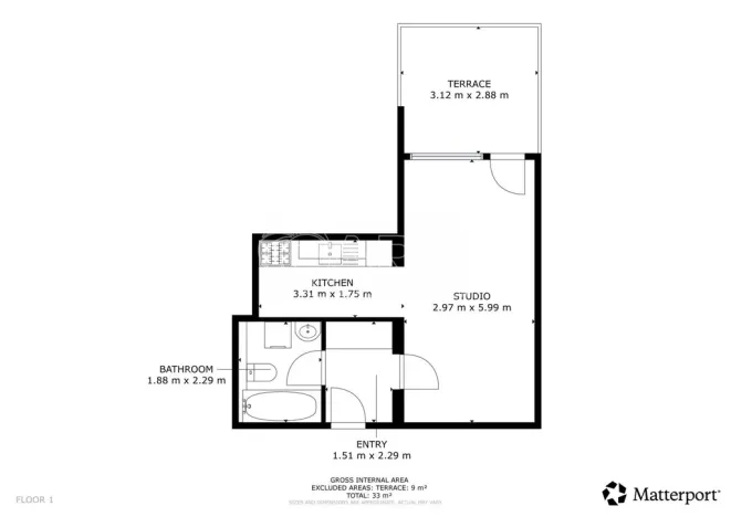 Prodej bytu 1+kk, Beroun - Beroun-Město, U Židovského hřbitova, 39 m2