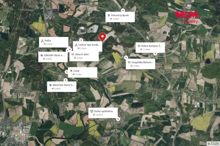 Prodej pozemku pro bydlení, Újezd u Sezemic - Zástava, 800 m2