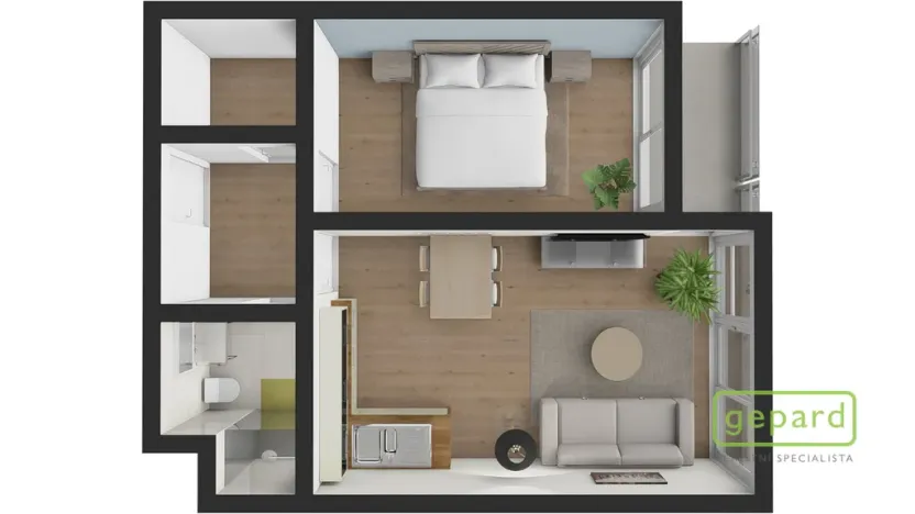 Pronájem bytu 2+kk, Znojmo, 50 m2