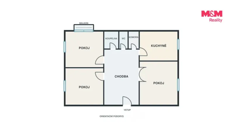 Prodej bytu 3+1, Zlín, Sokolská, 79 m2