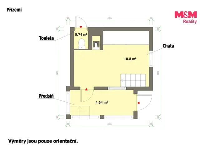Prodej chaty, Cheb - Podhrad, 34 m2