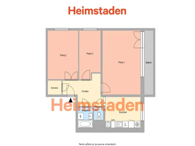 Pronájem bytu 3+1, Albrechtice, Hornická, 69 m2