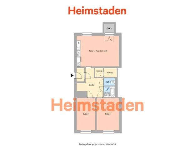 Pronájem bytu 3+kk, Havířov - Město, Hlavní třída, 74 m2