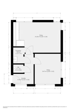 Pronájem bytu 2+kk, Brno - Slatina, Kobylnická, 34 m2