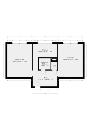 Pronájem bytu 2+1, Kladno - Kročehlavy, Arbesova, 51 m2