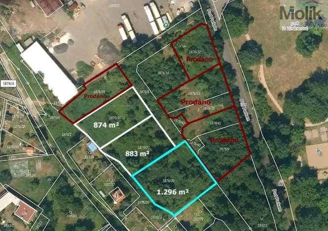 Prodej pozemku pro bydlení, Krupka, Prokopská, 1296 m2