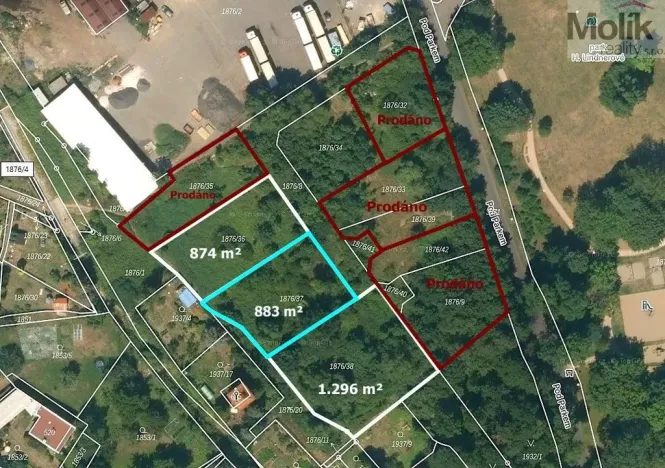 Prodej pozemku pro bydlení, Krupka, Prokopská, 883 m2