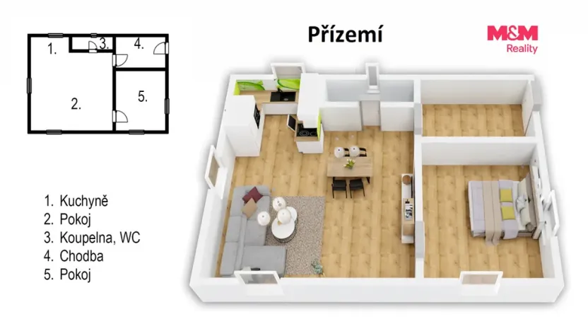 Prodej rodinného domu, Rychnov nad Kněžnou, Svobody, 140 m2
