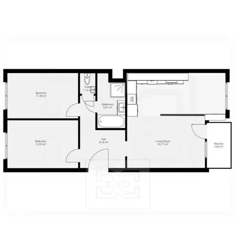 Pronájem bytu 3+kk, Praha - Háje, Emilie Hyblerové, 74 m2
