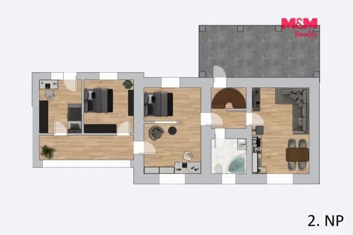 Prodej rodinného domu, Plaňany, Pražská, 89 m2