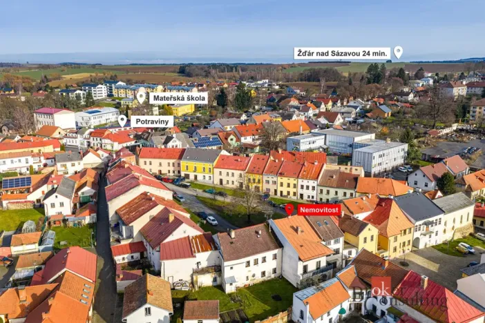 Prodej rodinného domu, Polná, Karlovo náměstí, 116 m2