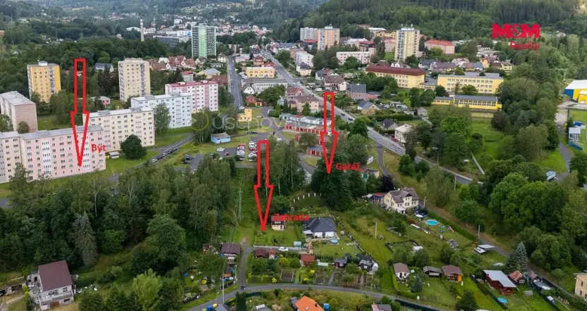 Prodej zahrady, Nejdek, Údolní, 482 m2