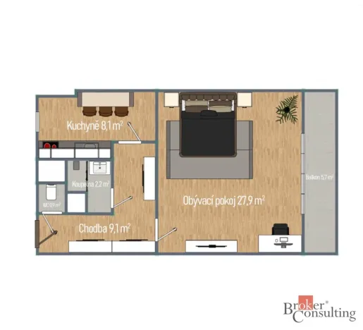 Prodej bytu 1+1, Ostrava - Poruba, Zdeňka Štěpánka, 54 m2
