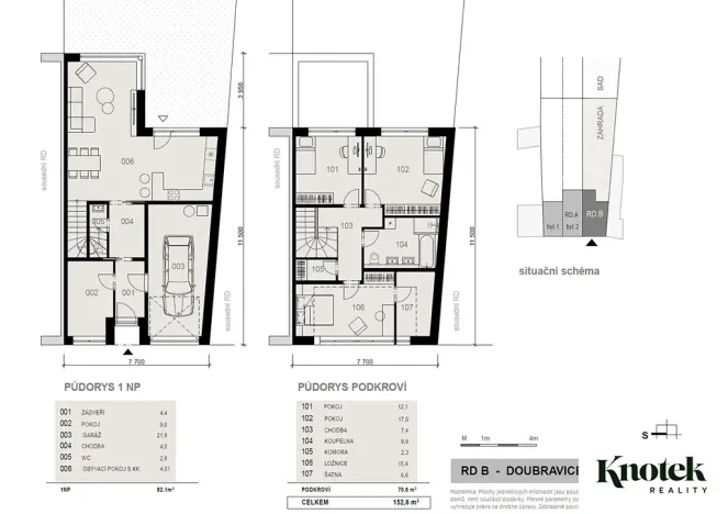 Prodej rodinného domu, Doubravice nad Svitavou, náměstí Svobody, 156 m2