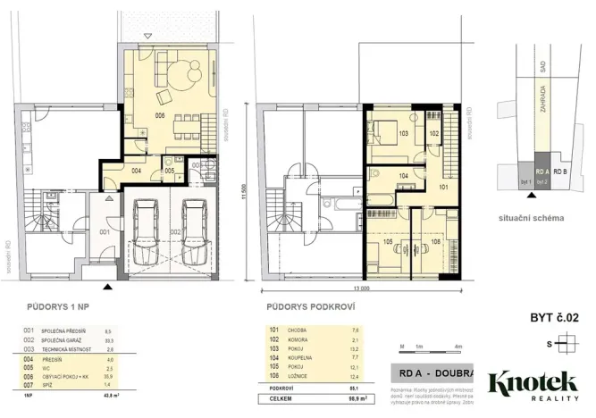 Prodej rodinného domu, Doubravice nad Svitavou, 121 m2