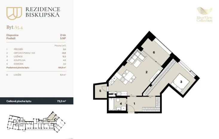 Prodej bytu 2+kk, Ostrava - Moravská Ostrava, Biskupská, 65 m2